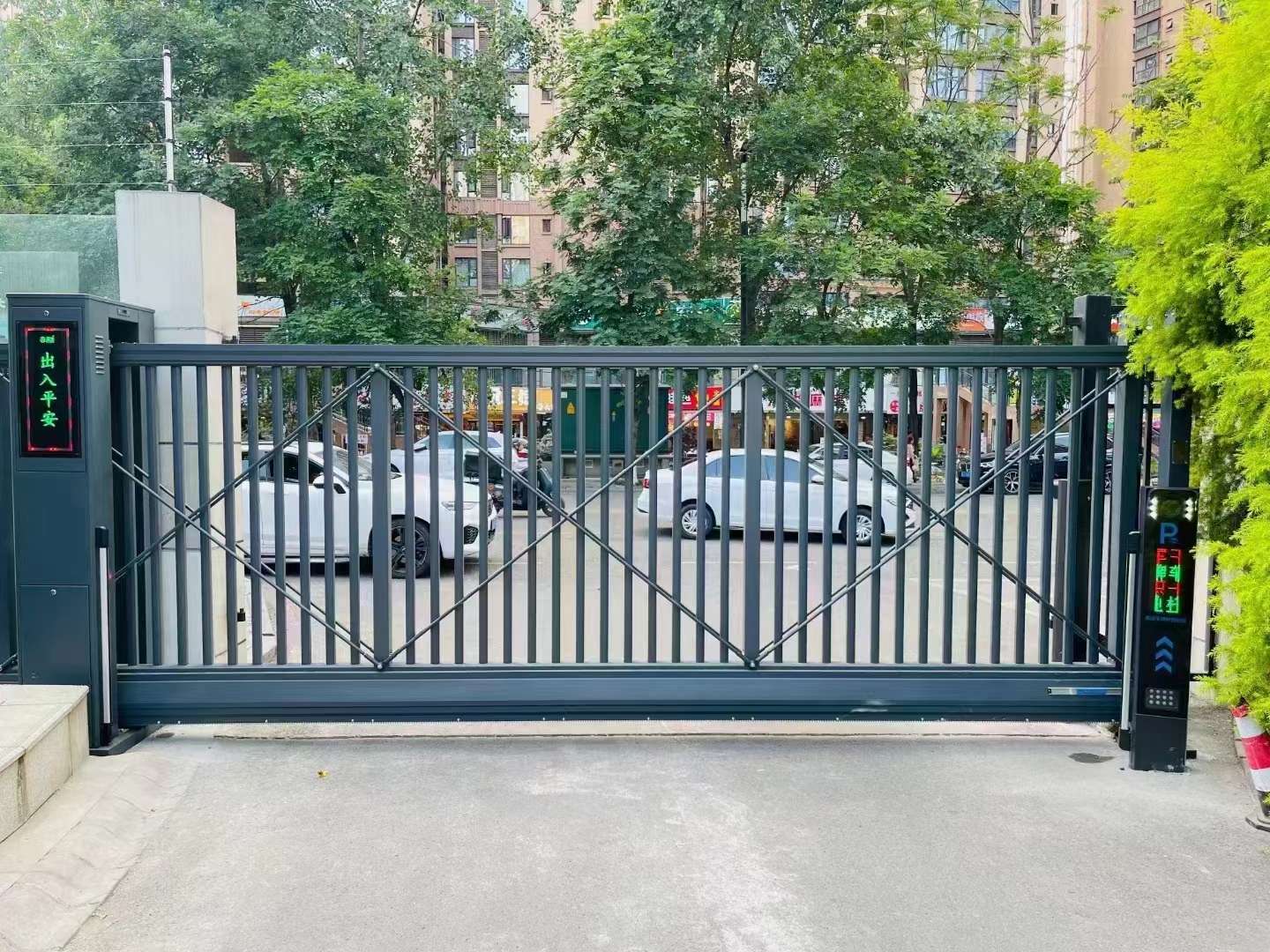 灌南县电动伸缩门